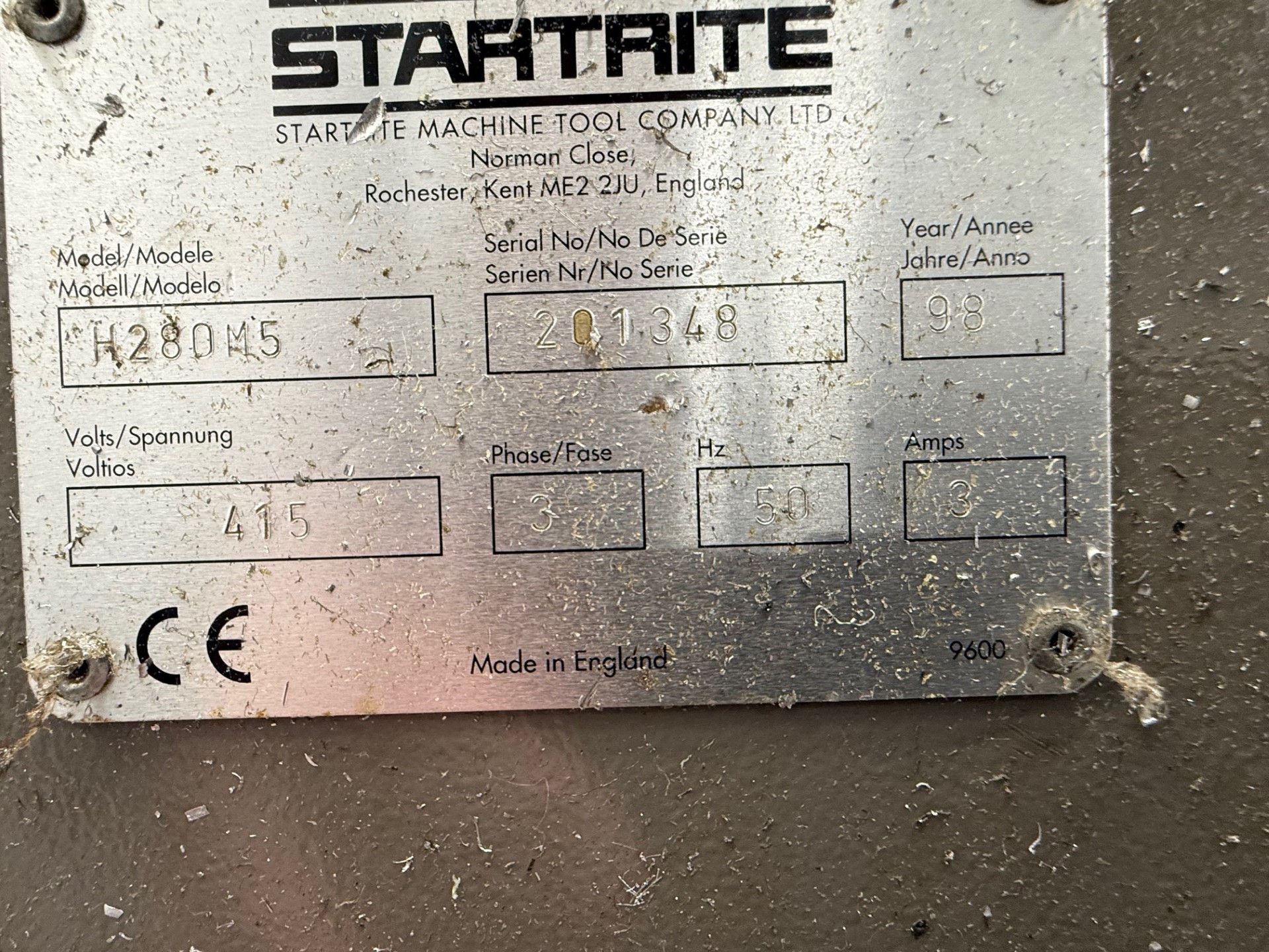 Startrite Horizontal Bandsaw H280M5 (1998) - Image 4